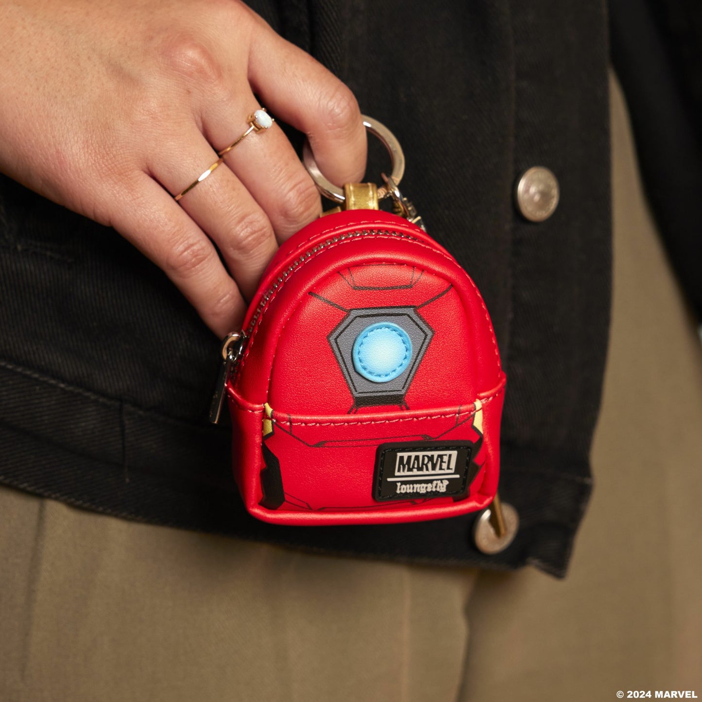 Loungefly Marvel Avengers Cosplay Mystery Mini Backpack Keychain Charm