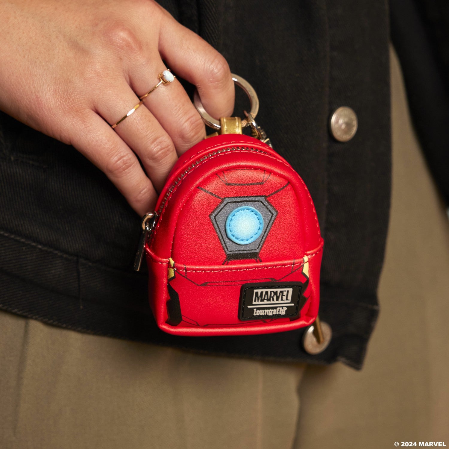 Loungefly Marvel Avengers Cosplay Mystery Mini Backpack Keychain Charm