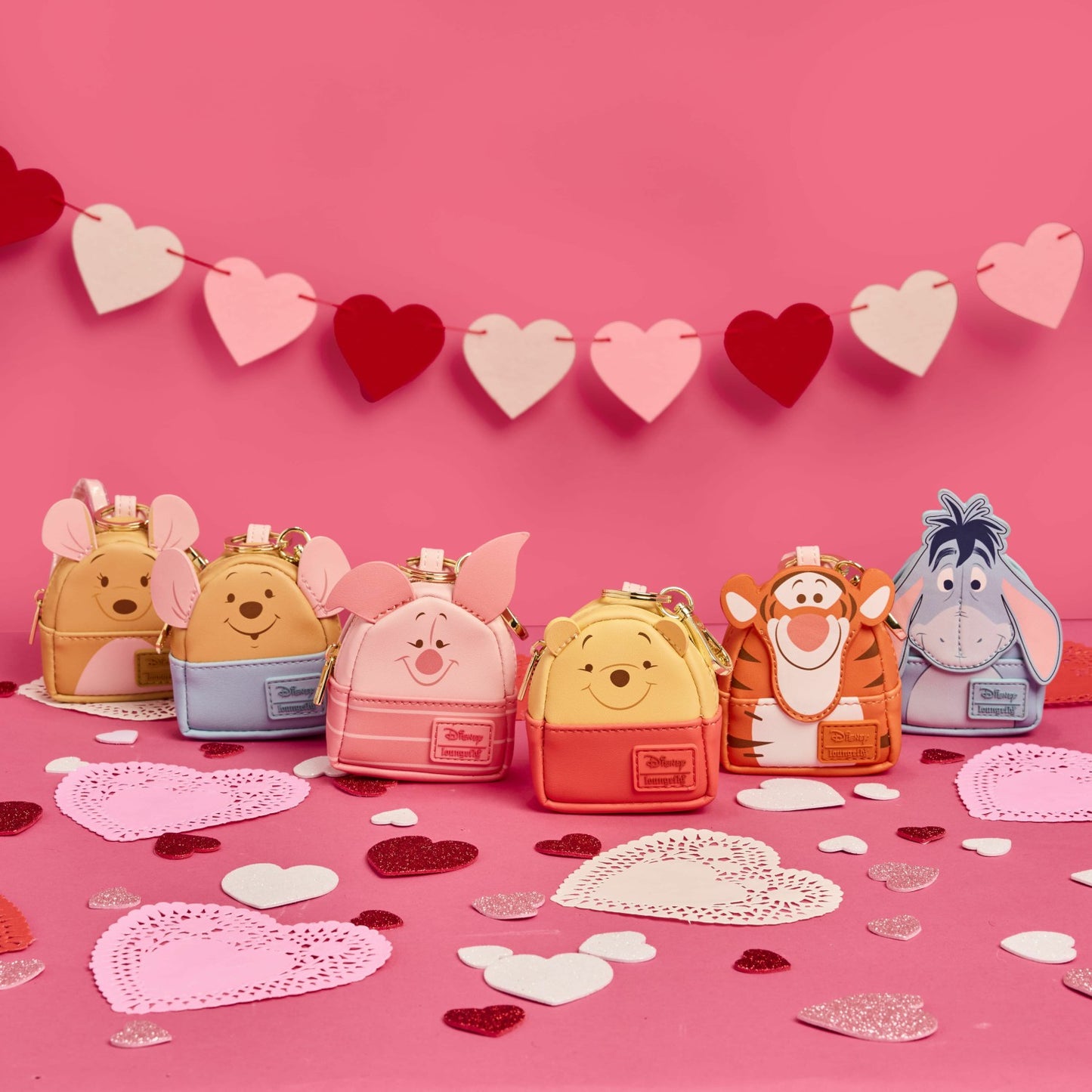 Loungefly Winnie The Pooh & Friends Cosplay Mystery Mini Backpack Keychain Charm