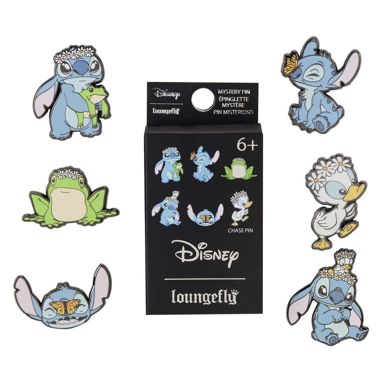 Loungefly Stitch Springtime Daisy Mystery Box Pin