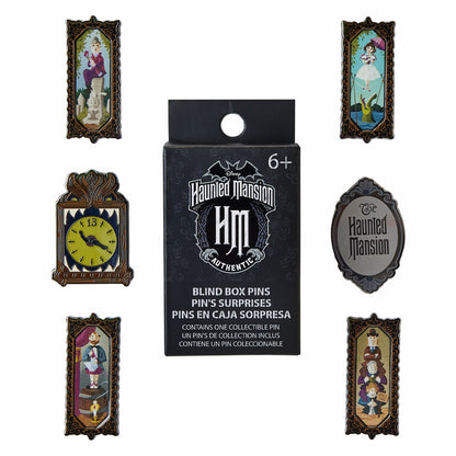 Loungefly Haunted Mansion Stretching Room Portraits Mystery Box Pin