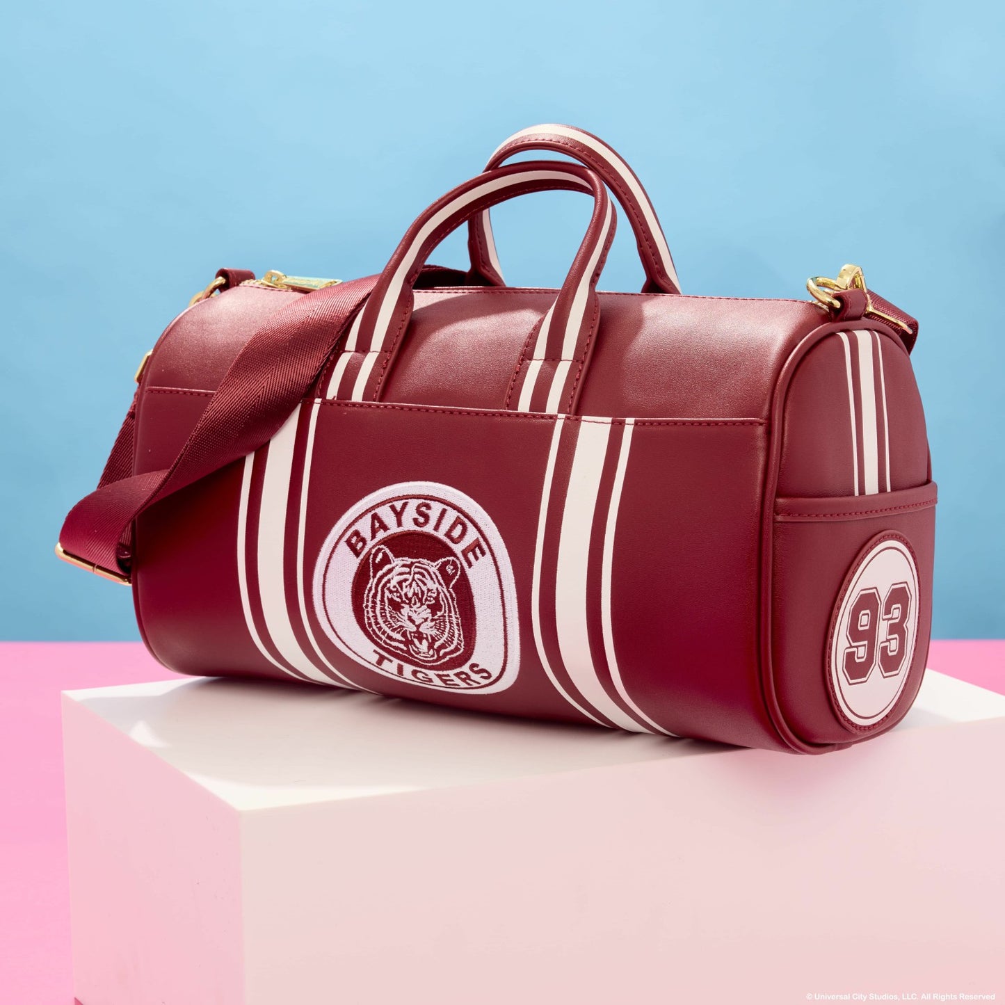 Loungefly Saved By The Bell Bayside High Tigers Duffle Bag