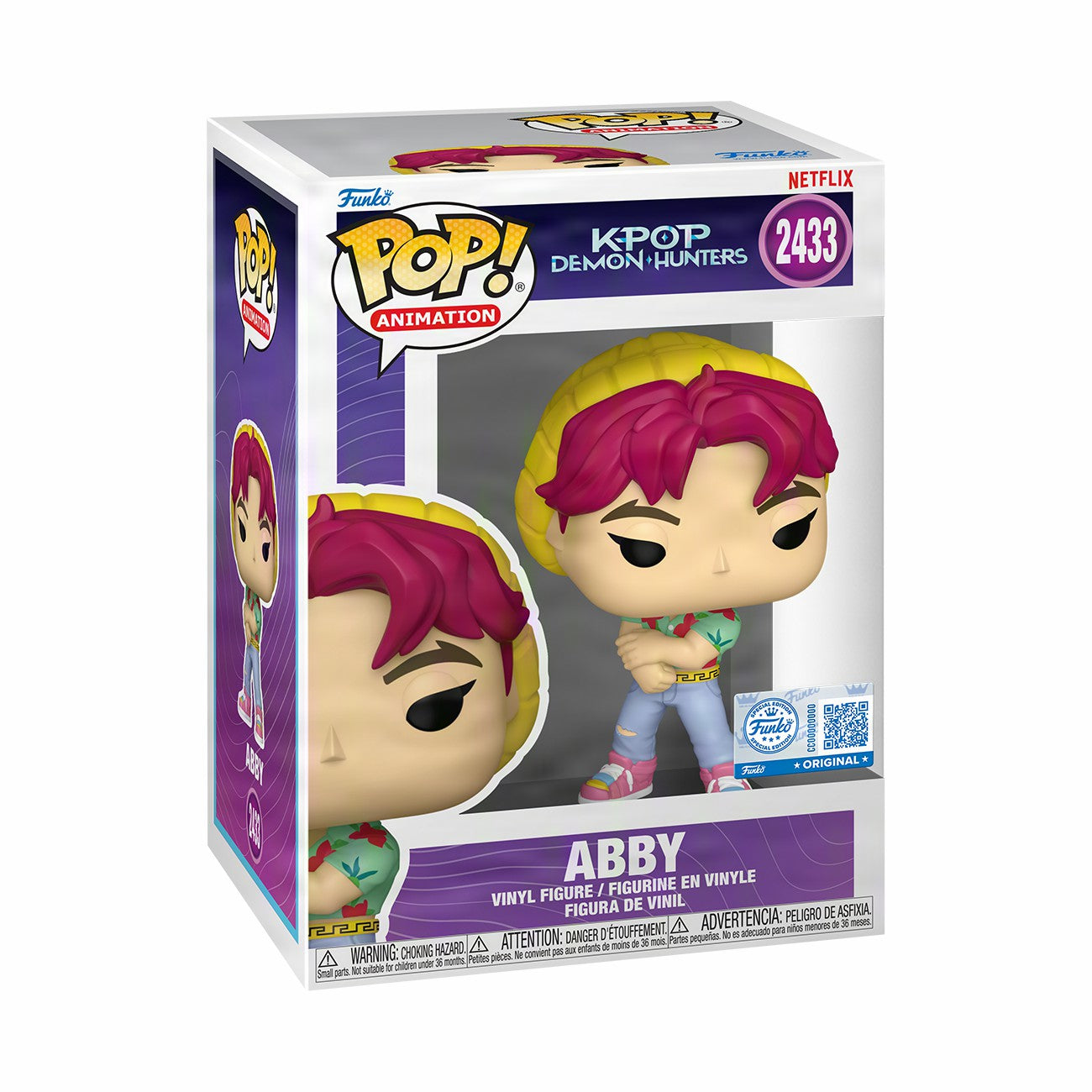 Loungefly Pop! Abby (Soda Pop) – KPOP Demon Hunters Vinyl Figure | Funko