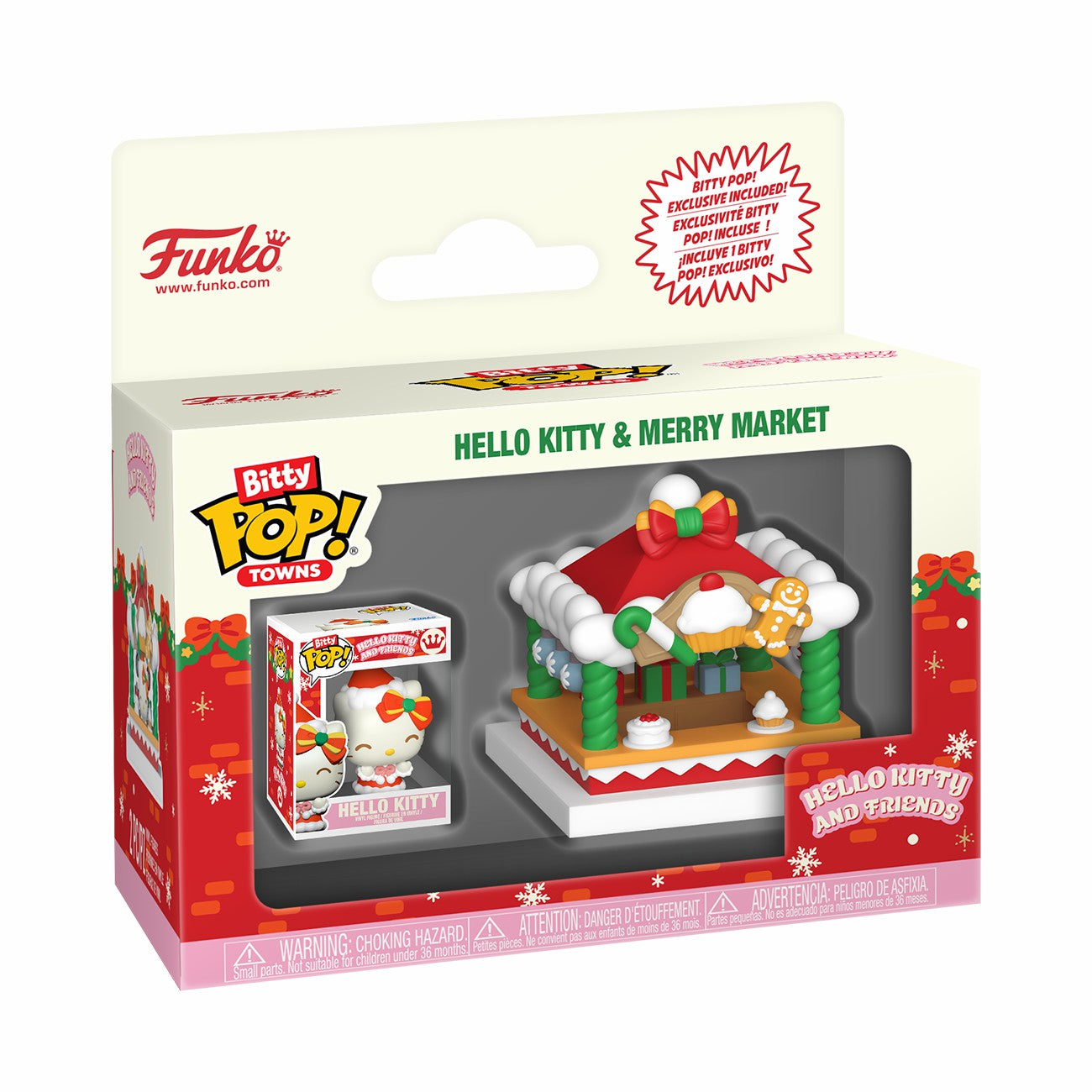 Loungefly Bitty Pop! Towns Hello Kitty and Merry Market | Funko