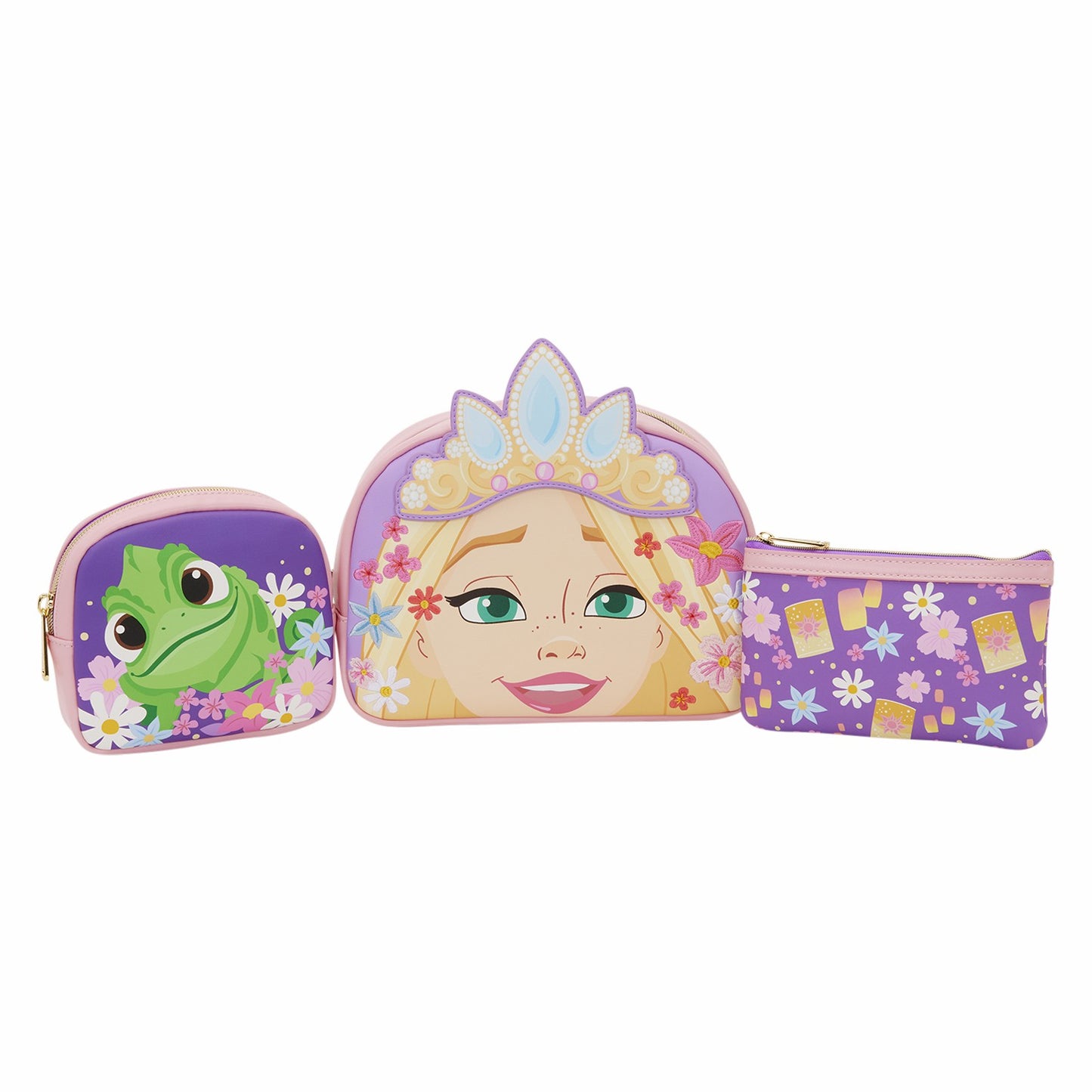Loungefly Tangled Rapunzel Exclusive Cosmetic Bag Set