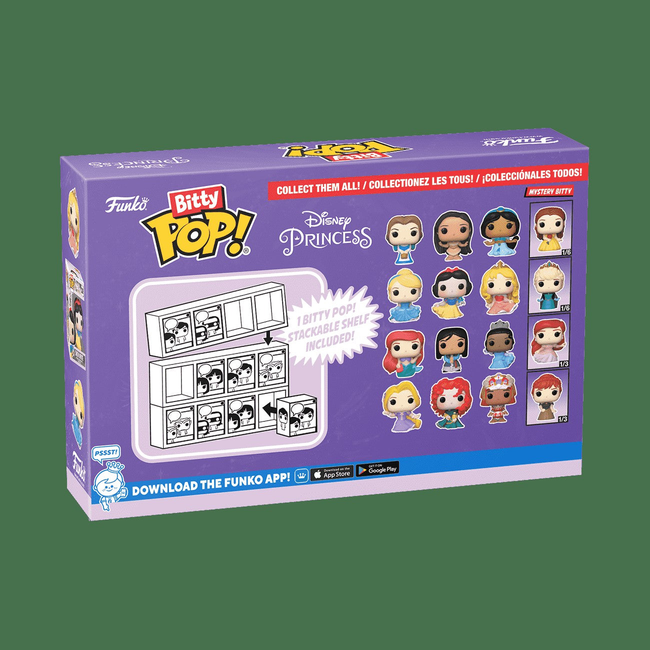 Loungefly Bitty Pop! Disney Princess 4-Pack Series 4 | Funko