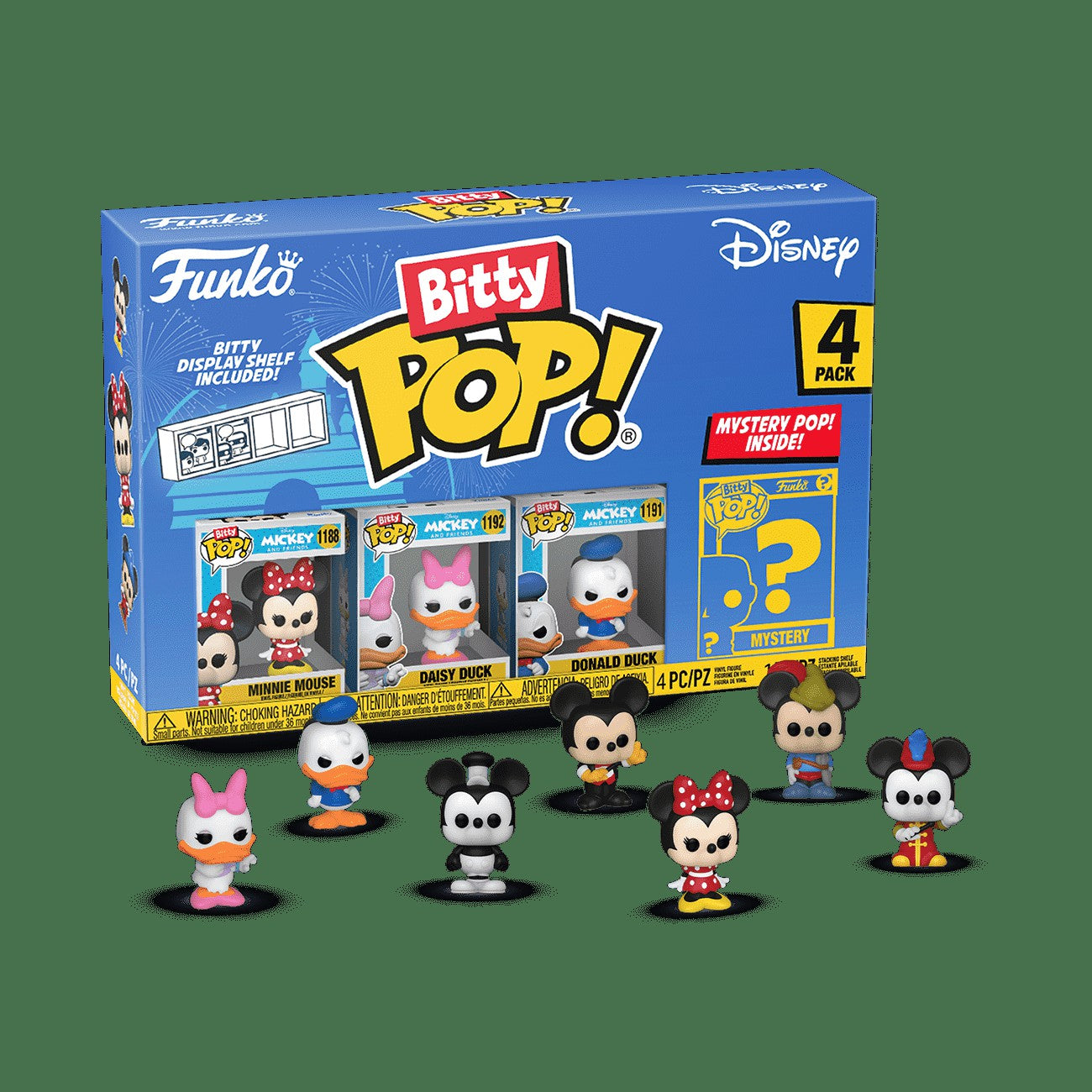 Loungefly Bitty Pop! Disney 4-Pack Series 2 | Funko