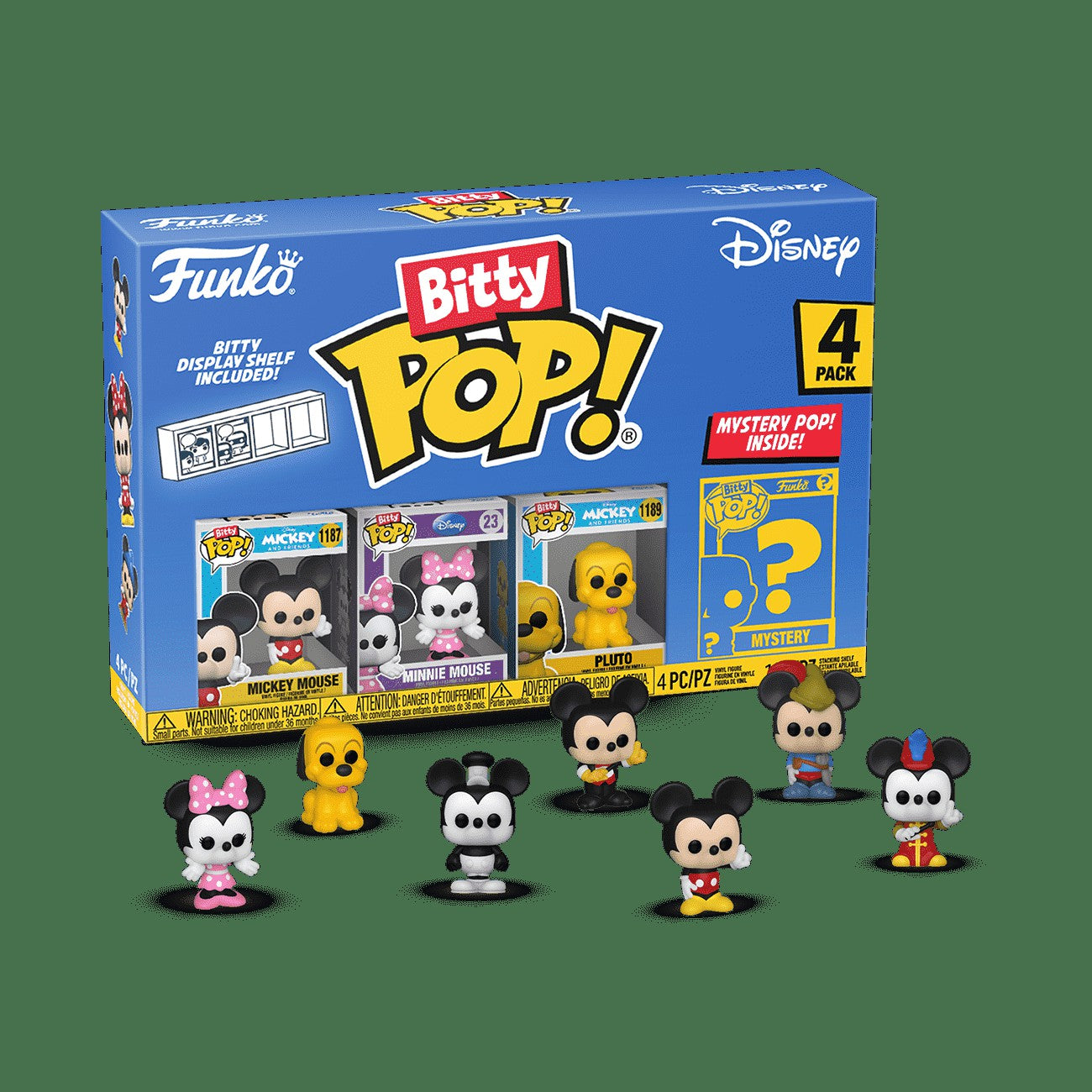 Loungefly Bitty Pop! Disney 4-Pack Series 1 | Funko