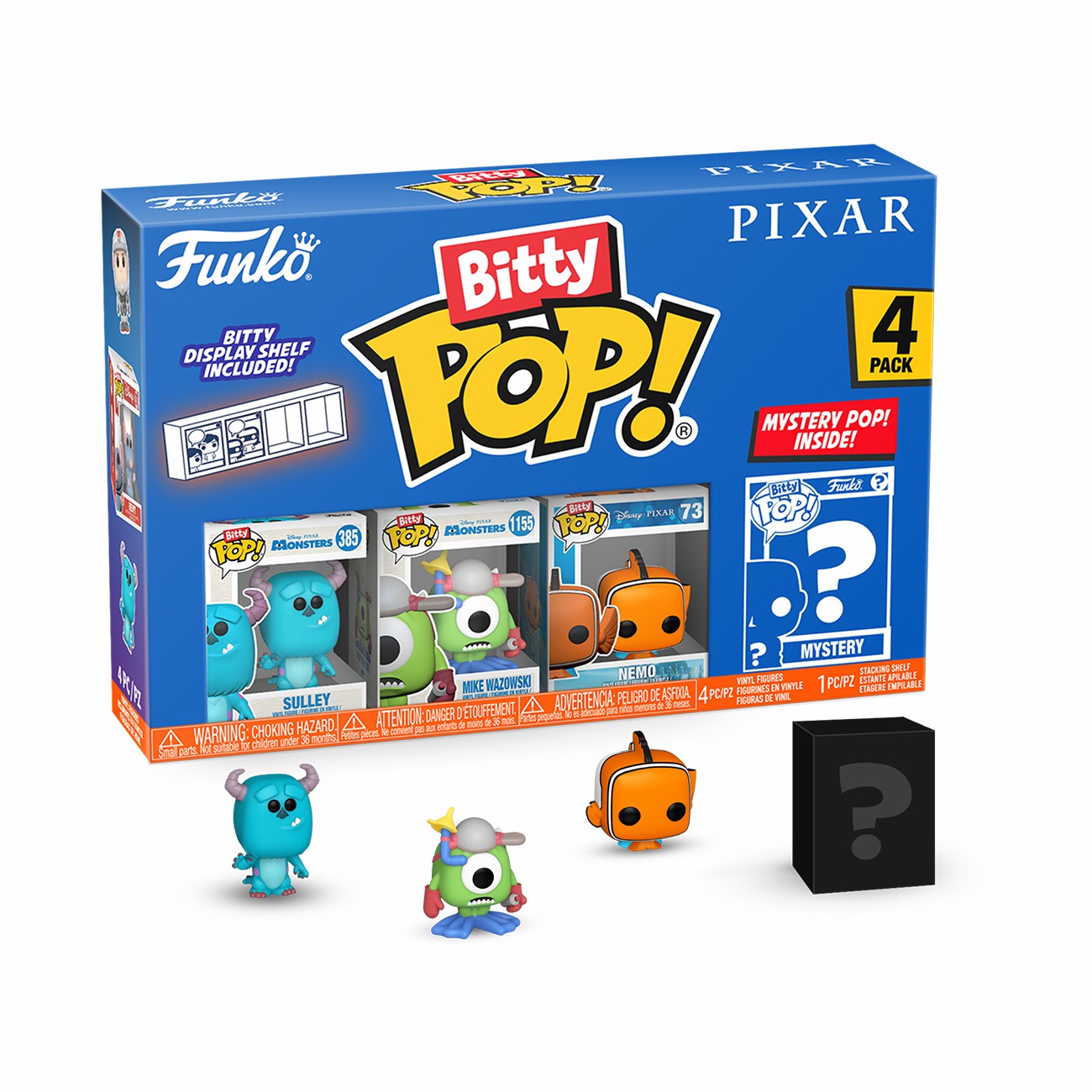 Loungefly Bitty Pop! Pixar 4-Pack Series 2 | Funko