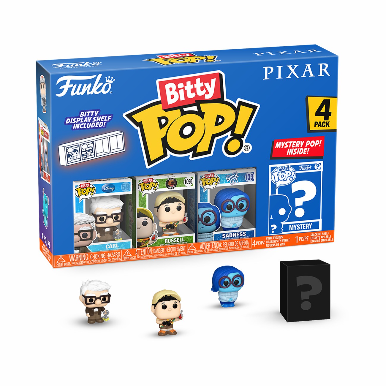 Loungefly Bitty Pop! Pixar 4-Pack Series 3 | Funko